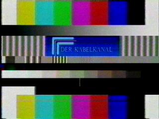 Der Kabelkanal vor seinem Start 1992
