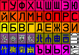 kyrillic alphabet