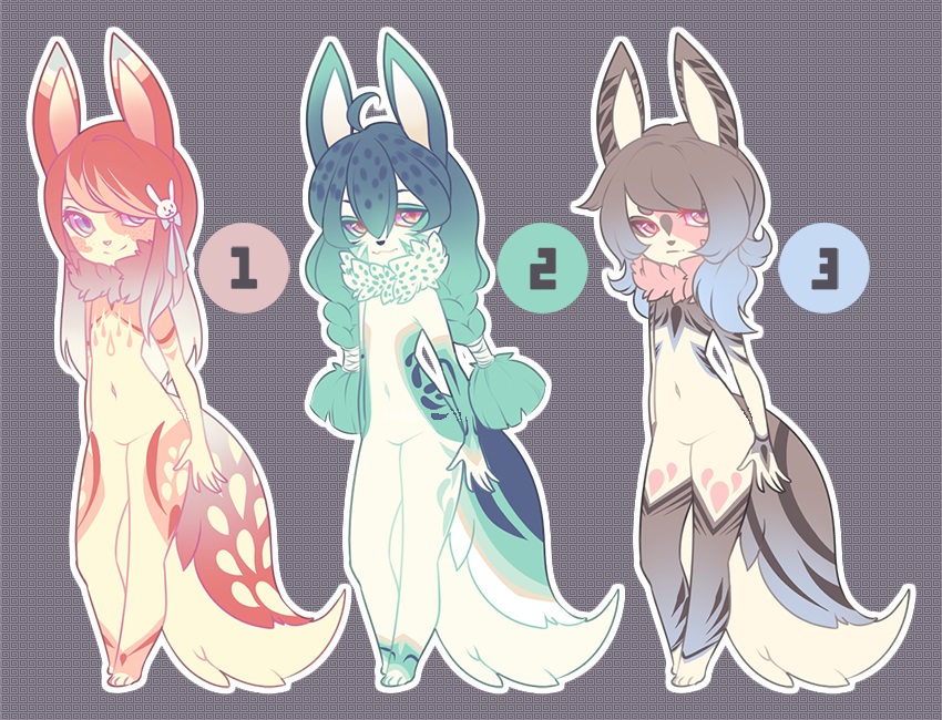 [169] $10 / 1000pts anthro adopts | closed by tonerukun