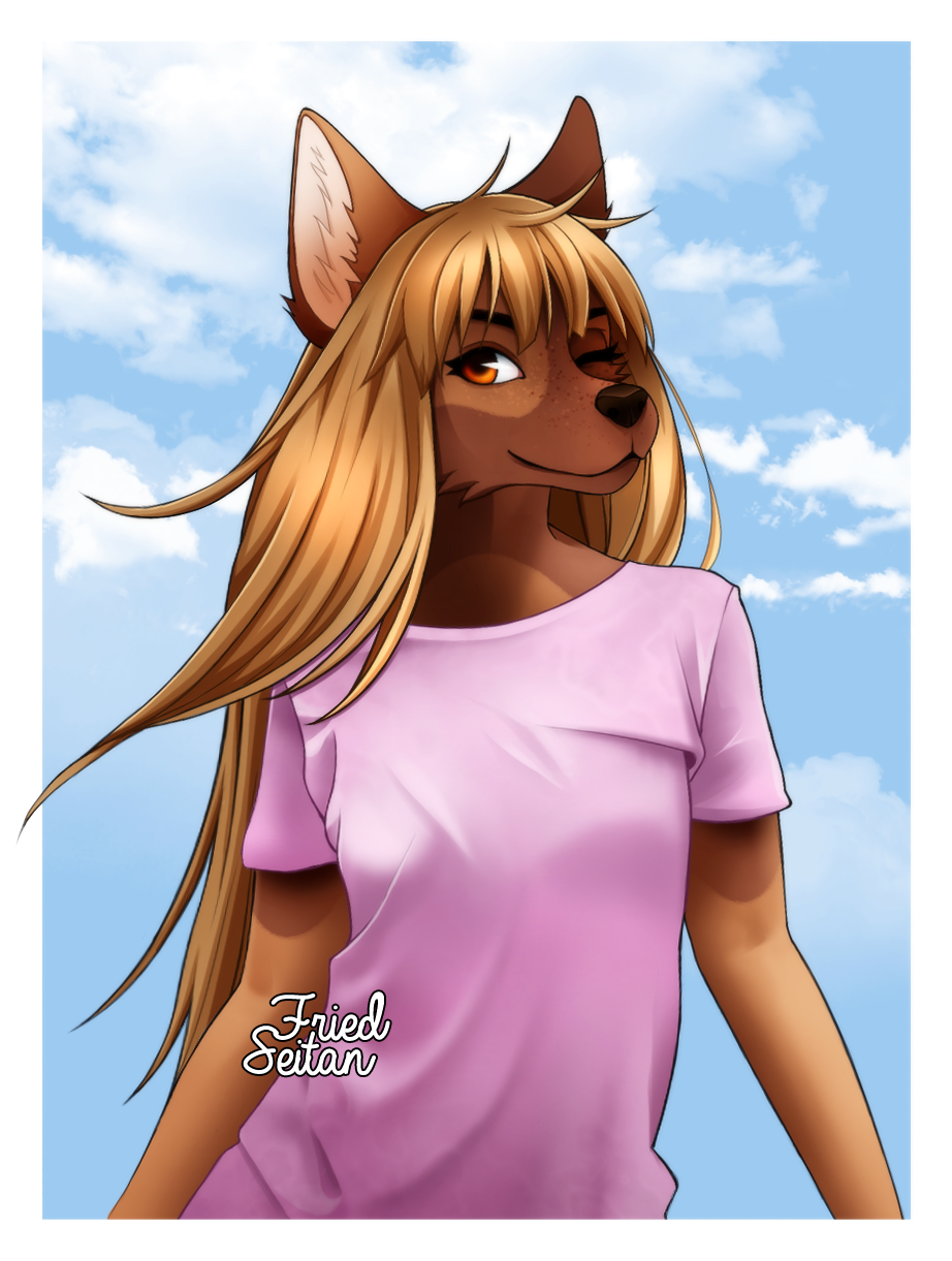 Pink T-Shirt by FriedSeitan